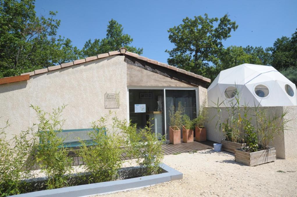 Camping Domaine De Chaussy Lagorce  Esterno foto